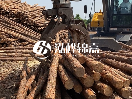 松木樁廠家泓樺錦嘉-打松木樁時遇到堅硬土層怎么解決？