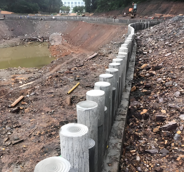 水泥仿木樁施工隊泓樺錦嘉 - 水泥仿木樁能用在庭院裝飾嗎？